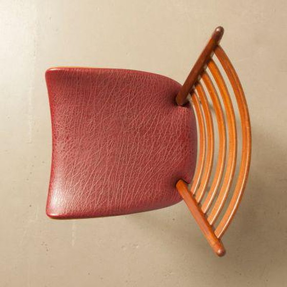 Image 1 of Rode eetkamerstoelen (4x)