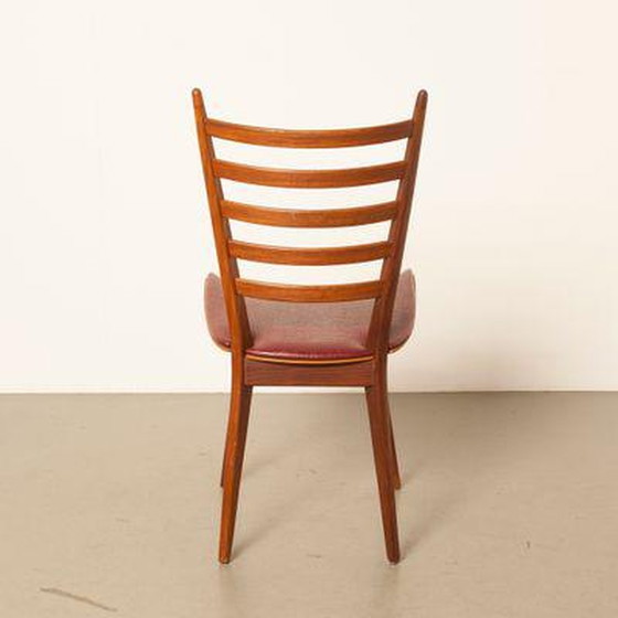 Image 1 of Rode eetkamerstoelen (4x)