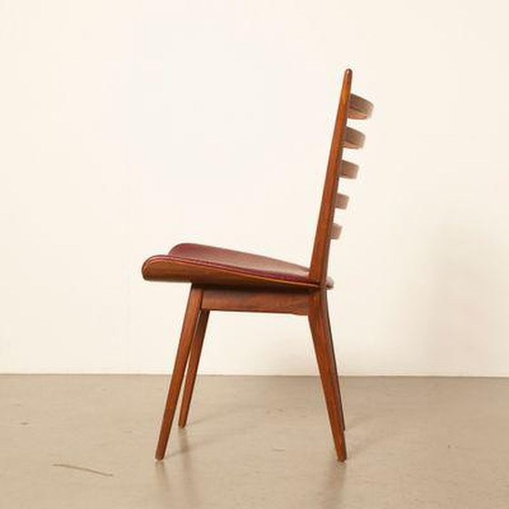 Image 1 of Rode eetkamerstoelen (4x)