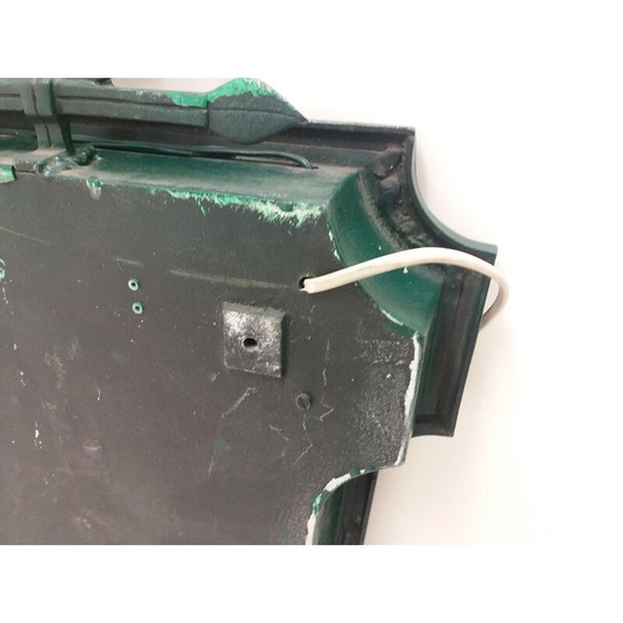 Image 1 of Vintage gietijzeren vitrinekast, Tsjechoslowakije 1920