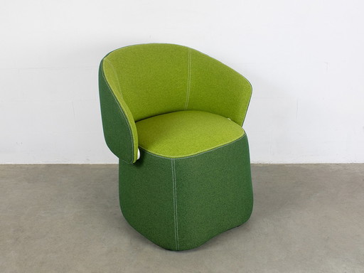 Haworth Openest Fauteuil annex pouf Chick design Patricia Urquiola