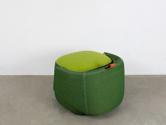 Image 1 of Haworth Openest Fauteuil annex pouf Chick design Patricia Urquiola