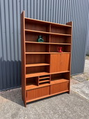Vintage teak boekenkast 