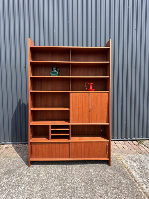 Vintage teak boekenkast 