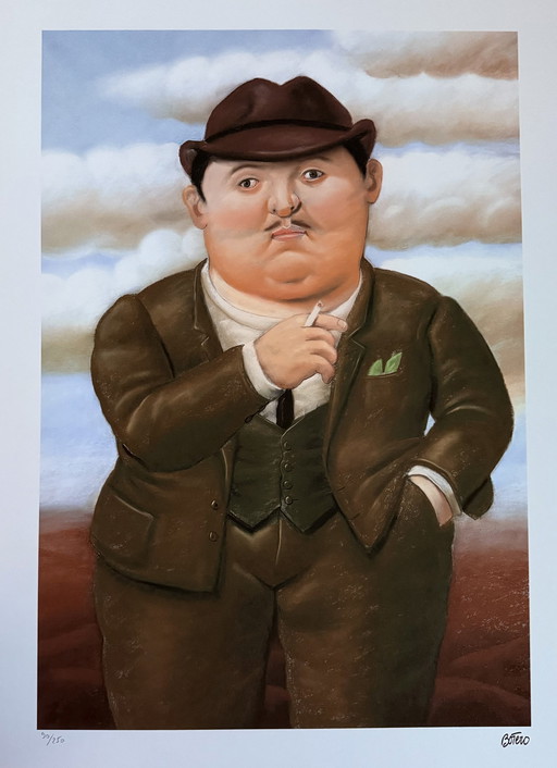 Fernando Botero: Gesigneerde Lithografie, Genummerd. 