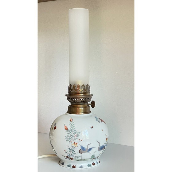 Image 1 of Vintage lamp van Limoges porselein, Frankrijk