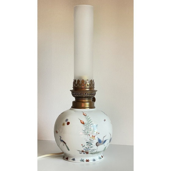 Image 1 of Vintage lamp van Limoges porselein, Frankrijk