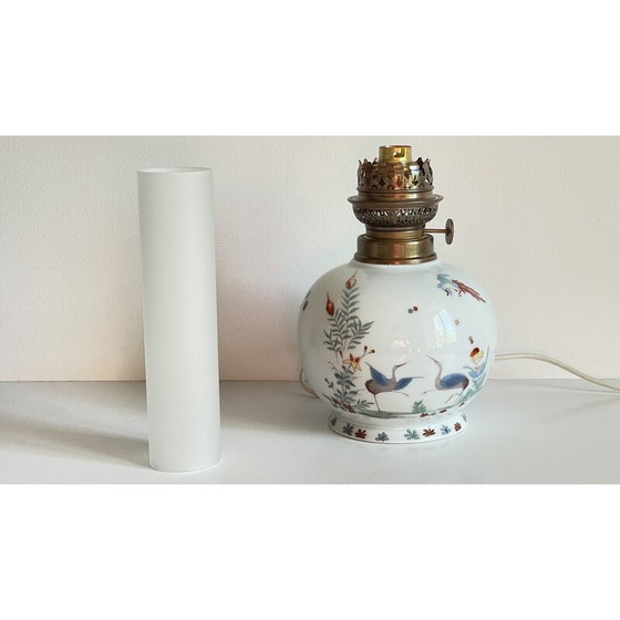 Image 1 of Vintage lamp van Limoges porselein, Frankrijk