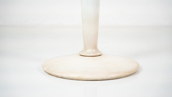 Image 1 of Mid Century Moderne Eettafel, Carrara Marmer, Brons en Glas, Italië, 1950S - 2 Beschikbaar