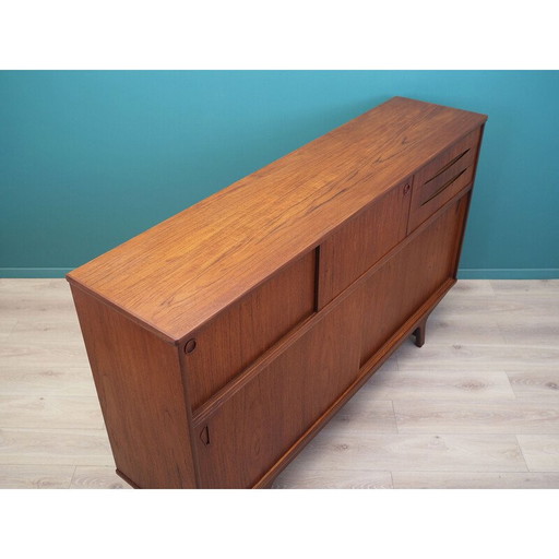 Vintage teakhouten highboard, Denemarken 1960