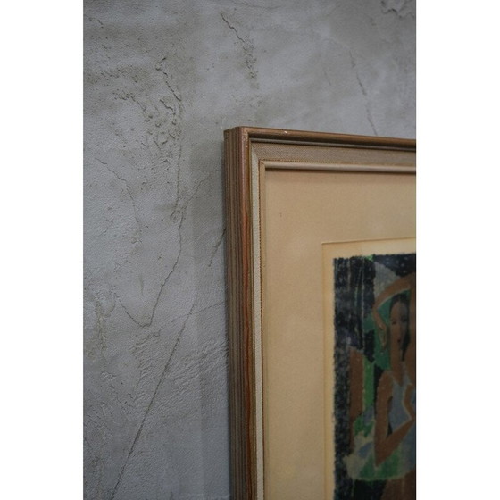 Image 1 of Vintage litho op papier door Fabian Lundqvist, 1958