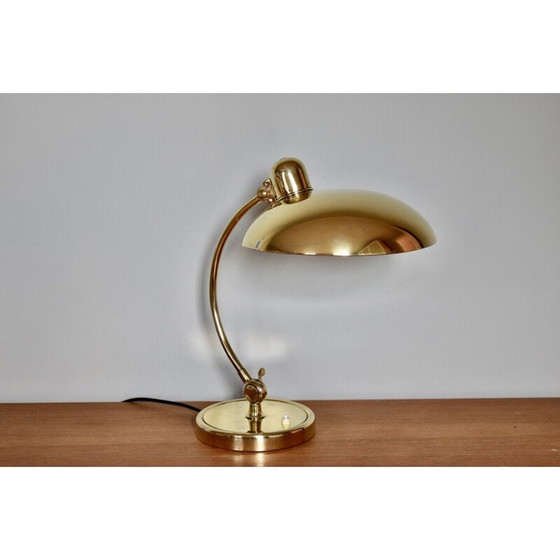 Image 1 of Vintage messing Christian Dell tafellamp 6631 bureaulamp van Kaiser Idell Bauhaus, Duitsland