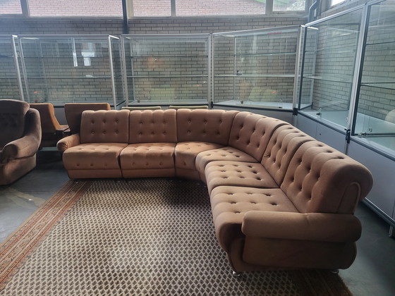 Image 1 of Vintage Elementen Bank Velvet Bruin