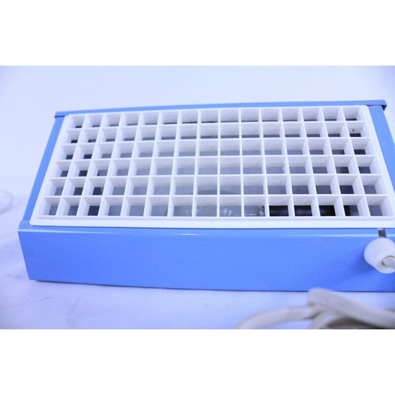 Image 1 of Paar vintage blauw en witte wandlampen van Ikea, 1980