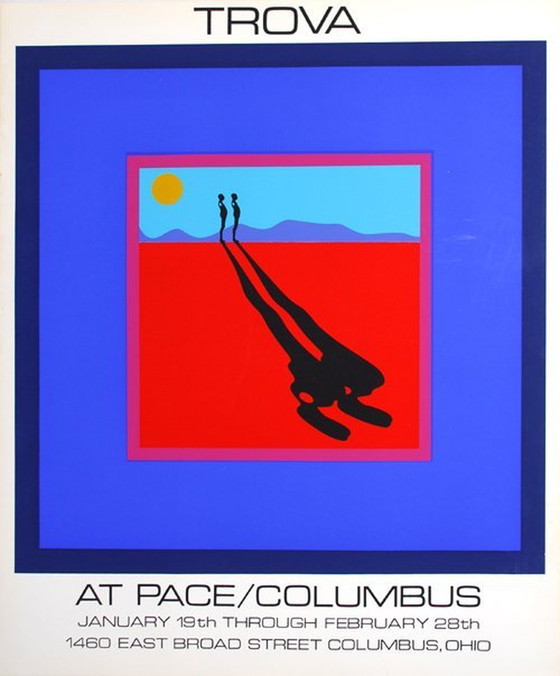 Image 1 of Ernest Trova -The Falling Man At Pace/Columbus - Ohio- 1971