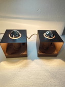 2z Vintage Philips Nws-65 Kubus tafel/wandlamp