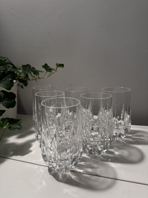 6 Kristallen Waterglazen