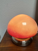 Vintage paddestoel lamp uit het ruimte tijdperk