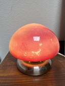 Vintage paddestoel lamp uit het ruimte tijdperk