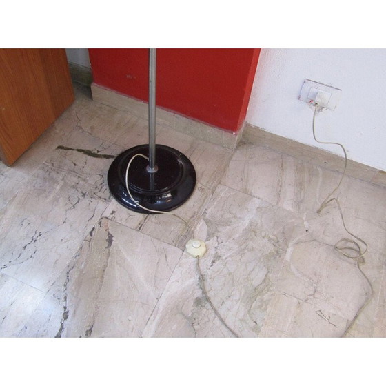 Image 1 of Vintage vloerlamp van verchroomd staal en plexiglas, 1970