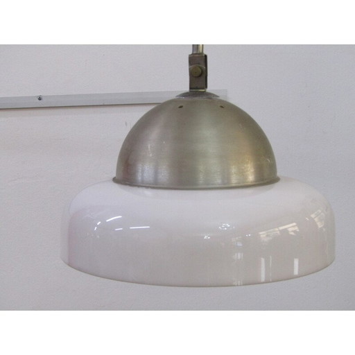 Vintage vloerlamp van verchroomd staal en plexiglas, 1970