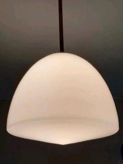 Art Deco Jaren 30 Opaline Schoollamp Philips/ Philite/ Giso