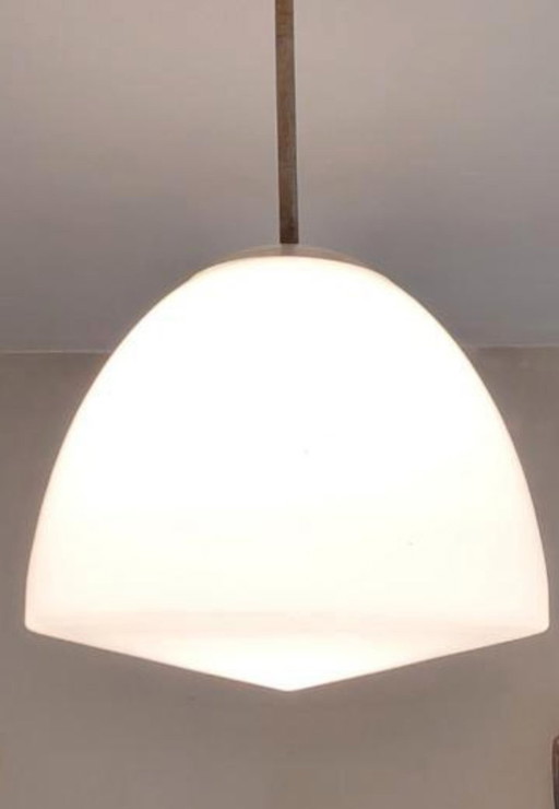 Art Deco Jaren 30 Opaline Schoollamp Philips/ Philite/ Giso