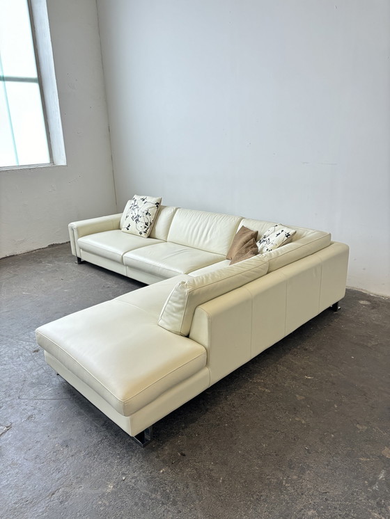 Image 1 of Roche Bobois Paris designer sofa leer