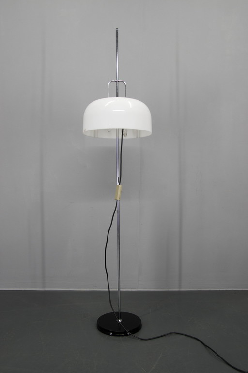 Mid Century Verstelbare Vloerlamp Ontworpen Door Guzzini Voor Meblo, 1970S