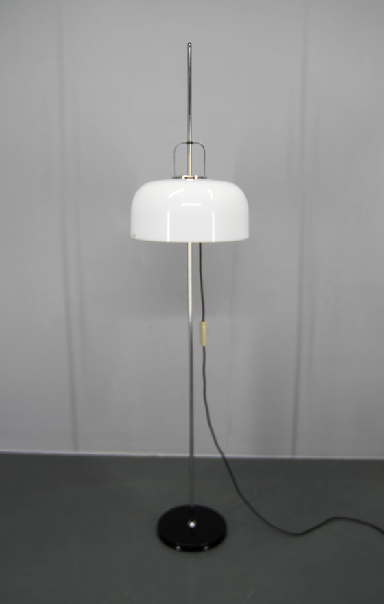 Image 1 of Mid Century Verstelbare Vloerlamp Ontworpen Door Guzzini Voor Meblo, 1970S