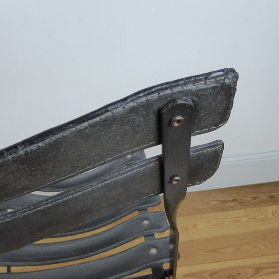 Image 1 of Paar van 2 vintage liner klapstoelen, Frankrijk 1960