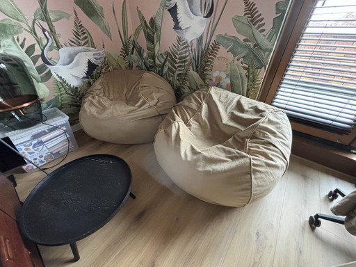 2x Vetsak Beanbag Medium Velvet Caramel