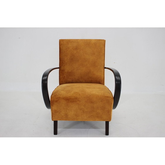 Image 1 of Vintage fauteuil van Jindrich Halabala, Tsjecho-Slowakije 1950