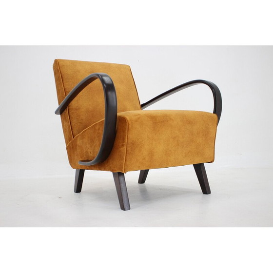 Image 1 of Vintage fauteuil van Jindrich Halabala, Tsjecho-Slowakije 1950