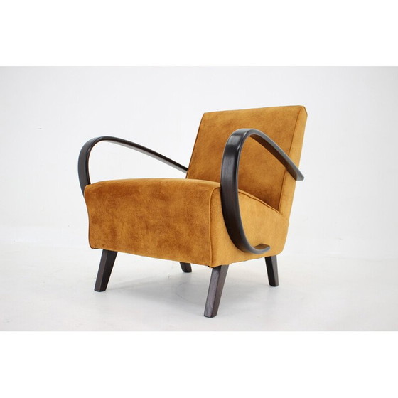 Image 1 of Vintage fauteuil van Jindrich Halabala, Tsjecho-Slowakije 1950
