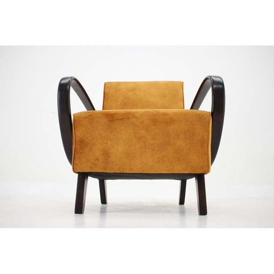 Image 1 of Vintage fauteuil van Jindrich Halabala, Tsjecho-Slowakije 1950