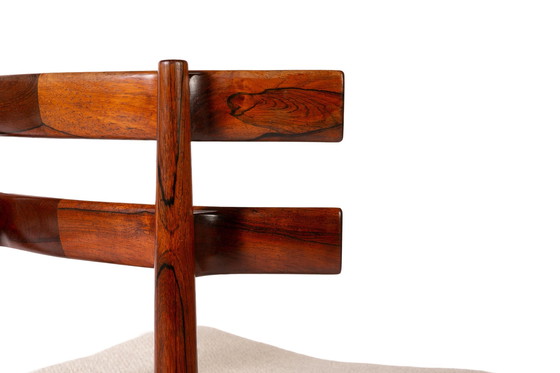 Image 1 of Poul Hundevad Deense palissander eetkamerstoelen