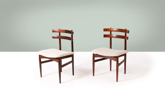 Image 1 of Poul Hundevad Deense palissander eetkamerstoelen