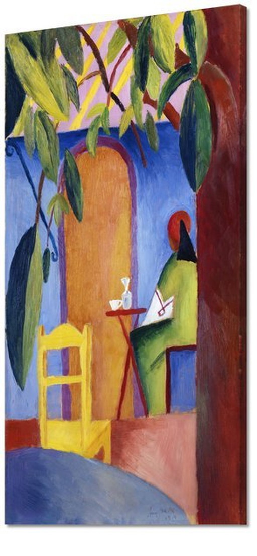 August Macke  ----Het Cafe