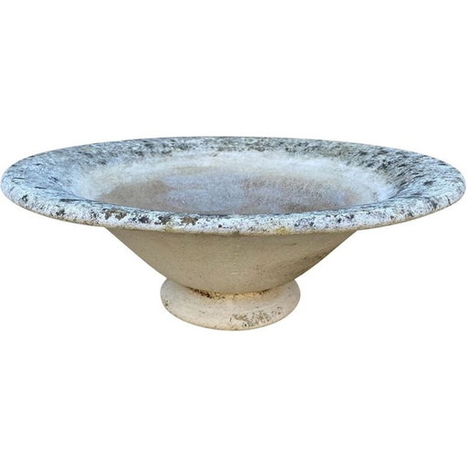 Vintage plantenbak van gereconstrueerde steen, 1950