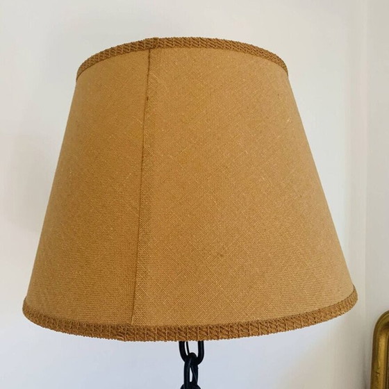 Image 1 of Vintage vloerlamp van zeeketting en ijzer