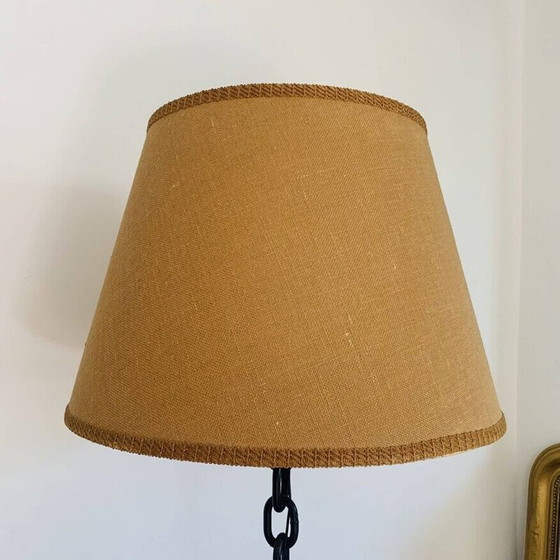 Image 1 of Vintage vloerlamp van zeeketting en ijzer