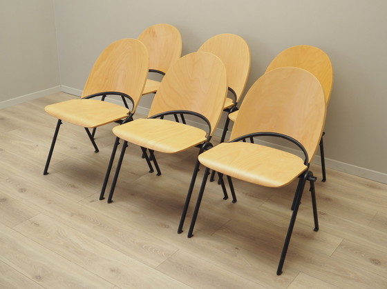 Image 1 of Set van zes stoelen, Deens ontwerp, 1970S, Productie: Denemarken