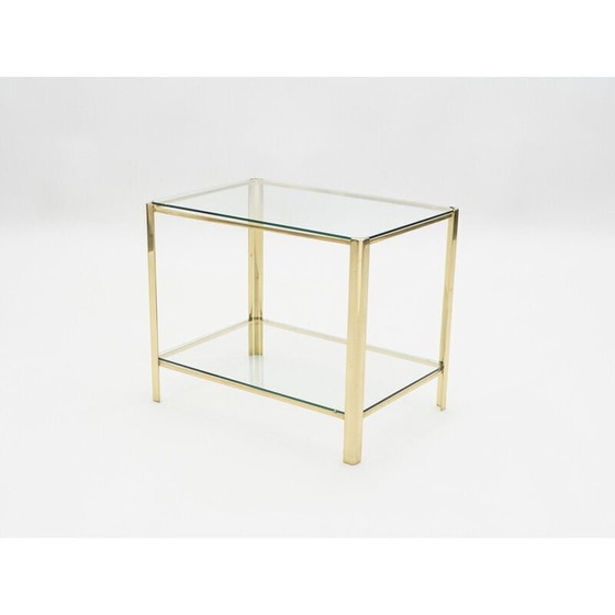 Image 1 of Vintage bronzen bijzettafel van Jacques Théophile Lepelletier voor Broncz, 1960