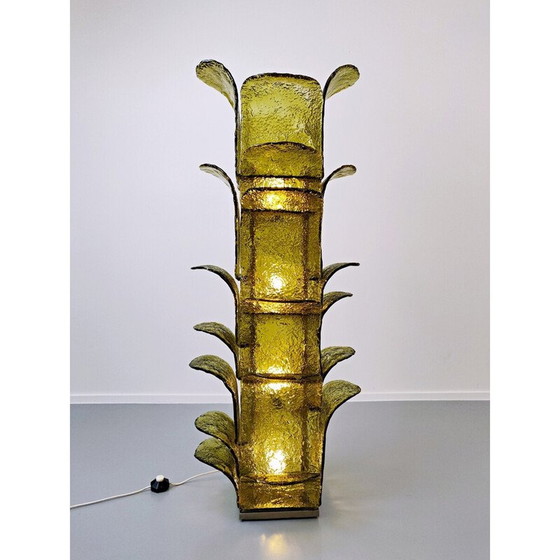 Image 1 of Vintage vloerlamp Cactus lt 320 van Carlo Nason voor Mazzega, Italië