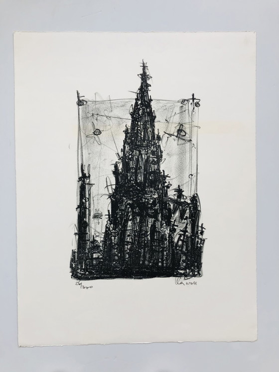 Image 1 of Karl Anton Wolf - Lithografie - Blick auf der Dom