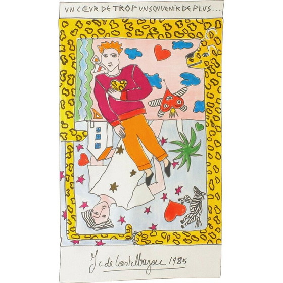 Image 1 of Vintage poster van Jean-Charles De Castelbajac, 1985