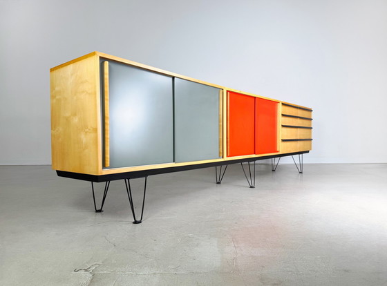 Image 1 of Origineel Alfred Altherr dressoir Freba 330Cm Zwitserland 1950S
