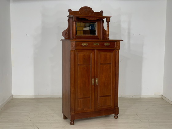 Image 1 of Vertiko woonkamer kast in Wilhelminische stijl rond 1900