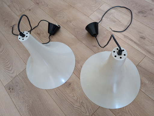 2x Trompetlamp heksenhoed Dijkstra design